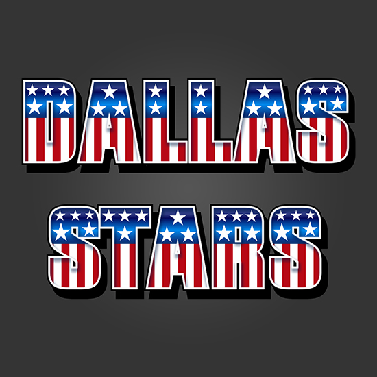 Dallas Stars American Captain Logo iron on paper